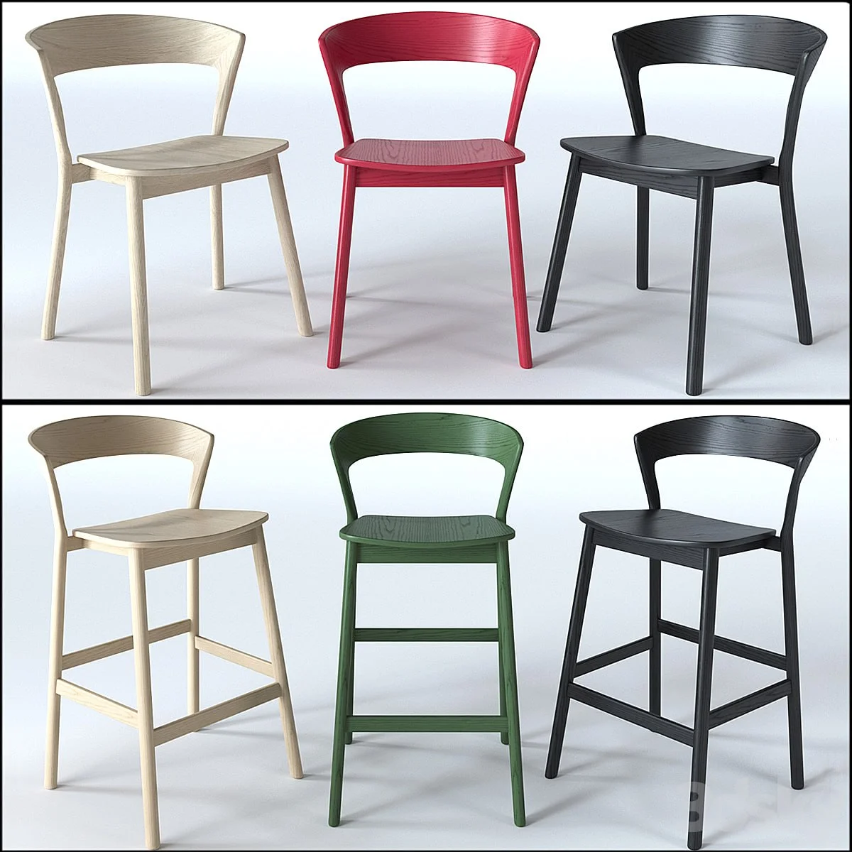 Traba Edith Cafe Chair and Bar Stool